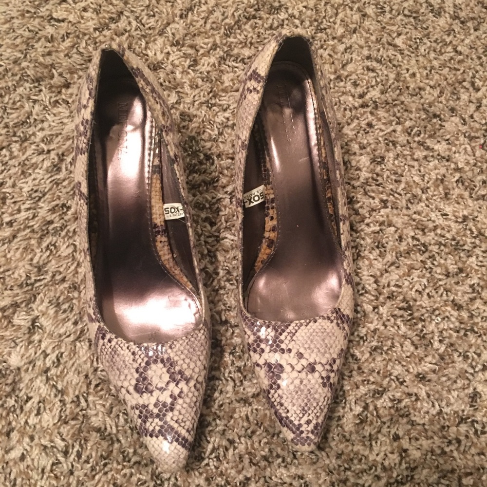 Snake Print heels